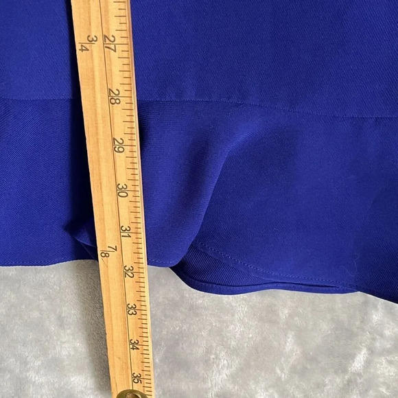 NEW! Lovers Friends Teddy Mini Dress Size S Blue Spaghetti Straps Ruffle Party - Picture 12 of 14